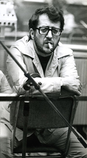Luciano Berio in 1974 at Hilversum Radio