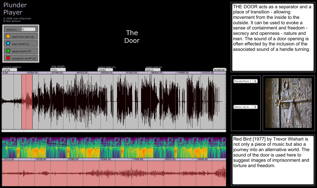 Click to enlarge PlunderPlayer